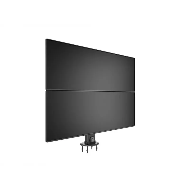 Kabeļu caurlaides pamatne MULTIBRACKETS M Deskmount HD — alumīnija korpuss, melna, Ø 21 cm, A 40 mm, 500 g