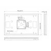 Multibrackets M Pro Series Enclosure QB24R QB24R-T balta Steel Landscape