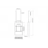 Multibrackets M Pro Series Enclosure 50 inch Wall Medium Melns Steel Landscape/Portrait