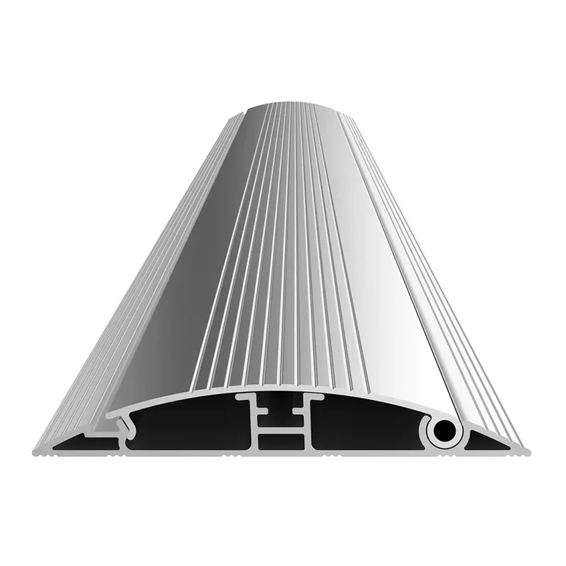 Multibrackets M kabeļu pārsegs grīdai, alumīnijs - 139 mm platums - 1100 mm garums
