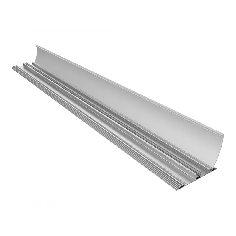 Multibrackets M kabeļu pārsegs grīdai, alumīnijs - 139 mm platums - 1100 mm garums