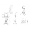 Grīdas statīvs displejiem MULTIBRACKETS M Public Basic 180 Plus — piemērots 55 collu–80 collu, maks. 90 kg, VESA 200x200–600x400, melns