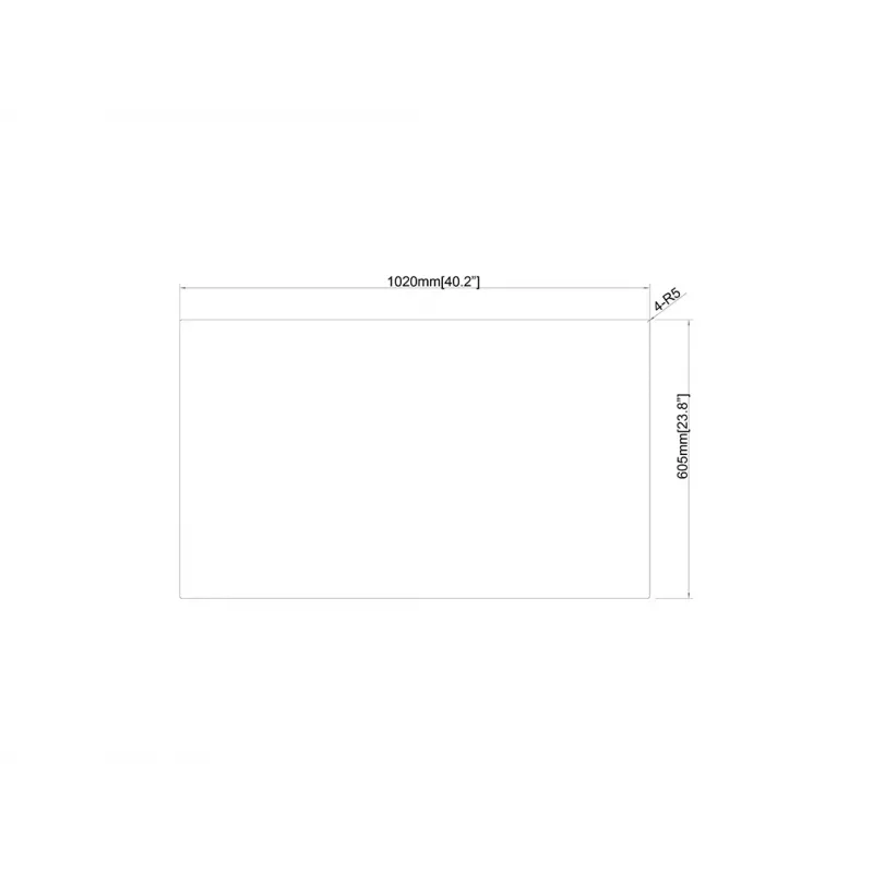 Ekrāna aizsargs Multibrackets M Safety Sheet Polycarbonate 43 Transparent