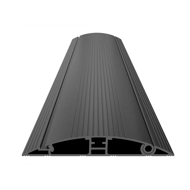 Multibrackets M kabeļu pārklājs grīdai melns - 139 mm P - 750 mm G