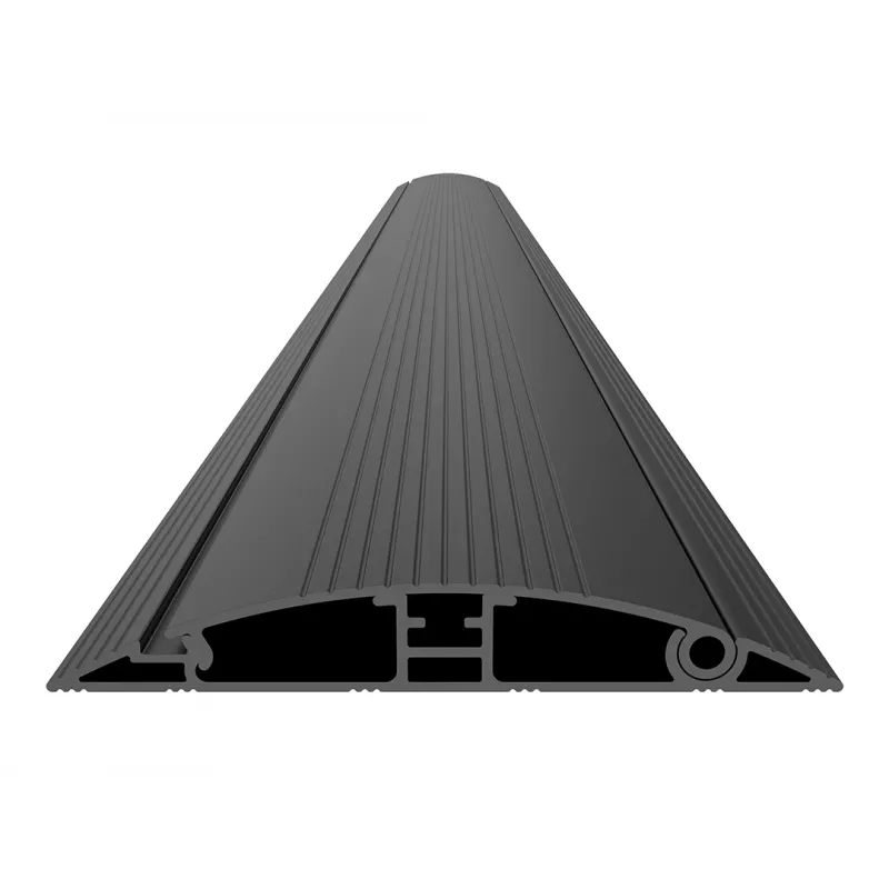 Multibrackets M kabeļu pārsegs grīdai melns - 139 mm P - 1600 mm G