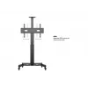 Multibrackets M Motorizēts Publiskais Grīdas Statīvs Viens Pīlārs 170 HD, 60 kg ietilpība, 32-75 collas