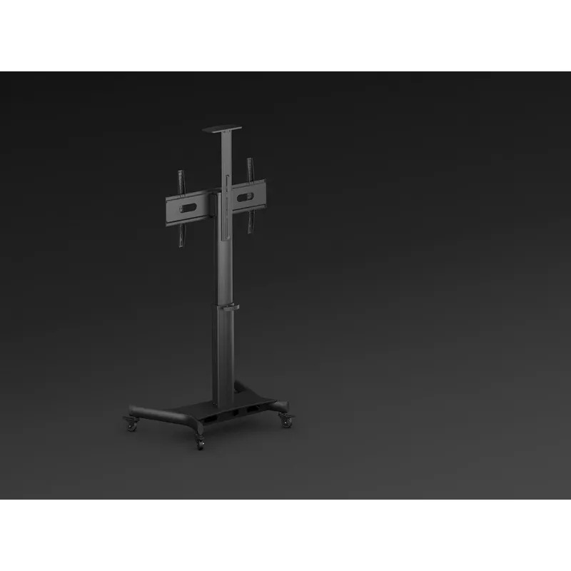 Multibrackets M Motorizēts Publiskais Grīdas Statīvs Viens Pīlārs 170 HD, 60 kg ietilpība, 32-75 collas