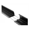 Kabeļu grīdas aizsargs Multibrackets M kabeļu pārsegs grīdai melns 139mm-P 2200mm-G