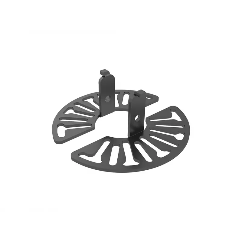 Kameras kronšteins MULTIBRACKETS M Pro Series — universāls kupolveida kameru turētājs, tērauds, melns, 135×55×72 mm
