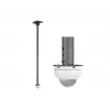 Kameras kronšteins MULTIBRACKETS M Pro Series — universāls kupolveida kameru turētājs, tērauds, melns, 135×55×72 mm