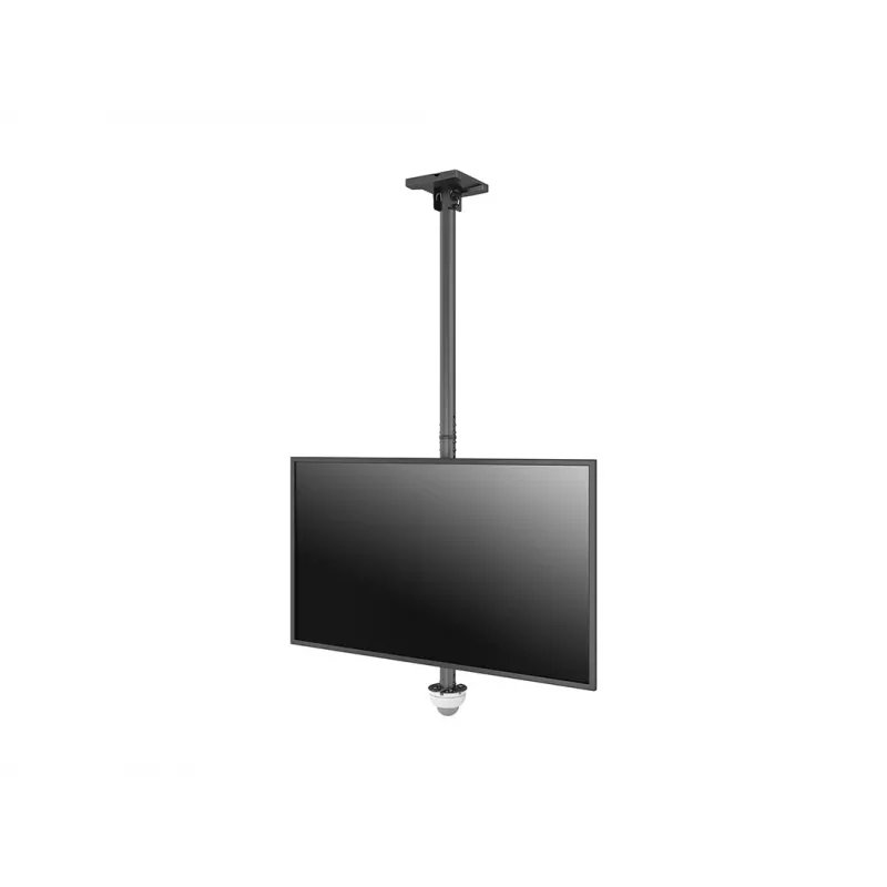 Kameras kronšteins MULTIBRACKETS M Pro Series — universāls kupolveida kameru turētājs, tērauds, melns, 135×55×72 mm