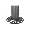 Kameras kronšteins MULTIBRACKETS M Pro Series — universāls kupolveida kameru turētājs, tērauds, melns, 135×55×72 mm