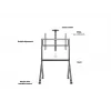 Multibrackets M Collaboration Floorstand 55”–86” Maksimālais svars 90 kg