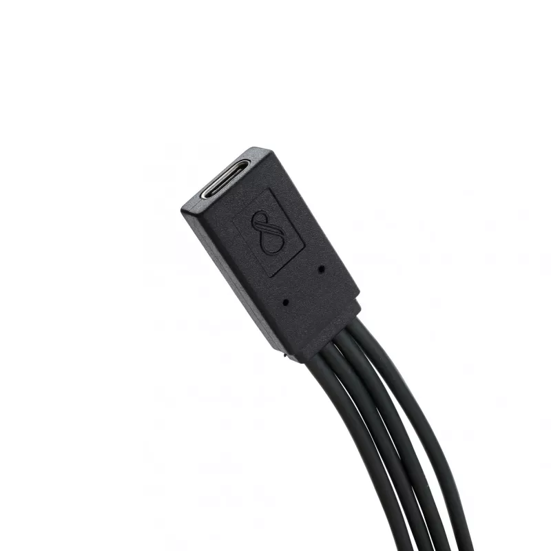 Kabeļa adapteris Ochno O-SBC-200-1 melns TPE 32g
