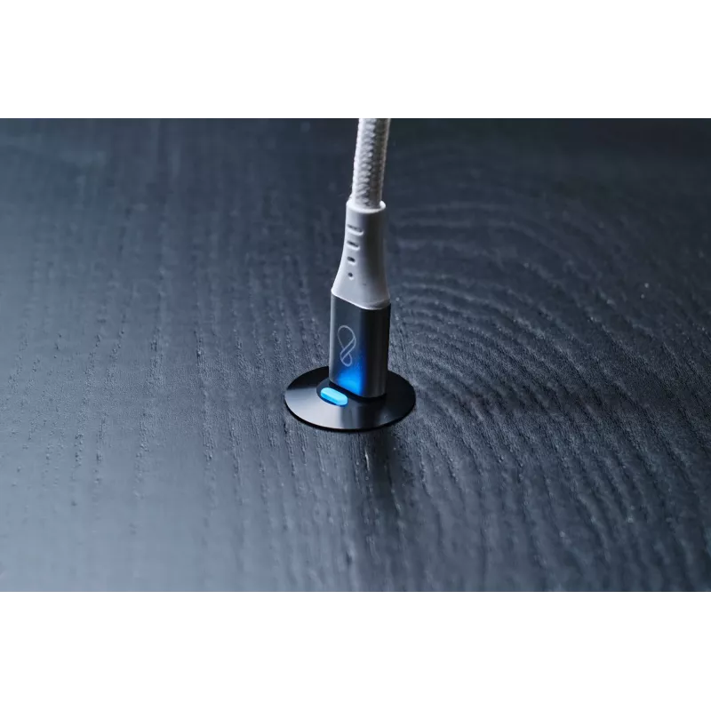 USB-C uz USB-C kabelis Ochno O-USBG2-70-1 — USB 3.2 Gen 2, DP Alt Mode 1.4, vīriešu–vīriešu, pīts, 0,7 m, balts