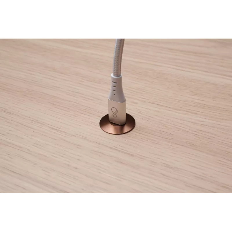 USB-C uz USB-C kabelis Ochno O-USBG2-70-1 — USB 3.2 Gen 2, DP Alt Mode 1.4, vīriešu–vīriešu, pīts, 0,7 m, balts