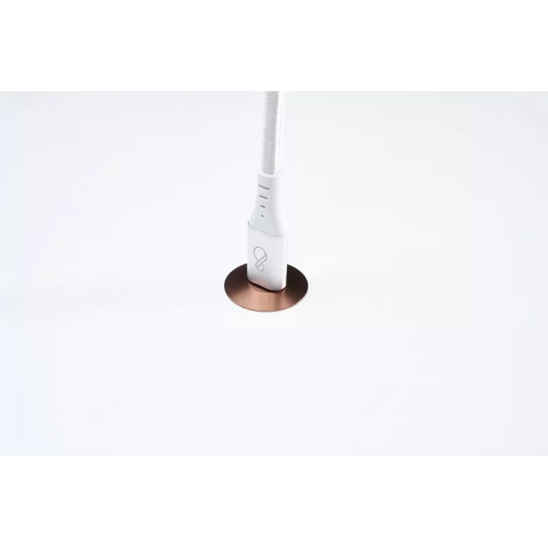 USB-C uz USB-C kabelis Ochno O-USBG2-70-1 — USB 3.2 Gen 2, DP Alt Mode 1.4, vīriešu–vīriešu, pīts, 0,7 m, balts