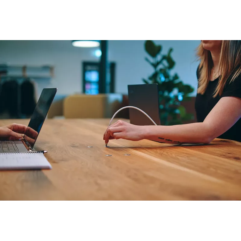Ochno O-DO-100-2, USB C, USB 3.2 Gen 2 (3.1 Gen 2), 10000 Mbit/s, iebūvējams darbvirsmā, galds, vīrišķais