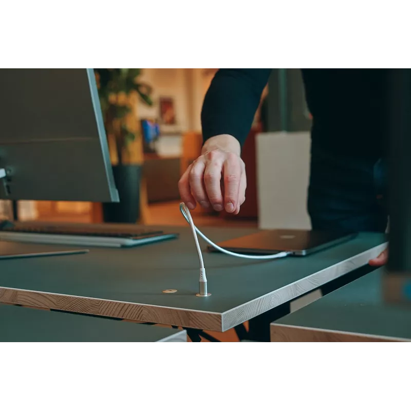 Ochno O-DO-100-2, USB C, USB 3.2 Gen 2 (3.1 Gen 2), 10000 Mbit/s, iebūvējams darbvirsmā, galds, vīrišķais