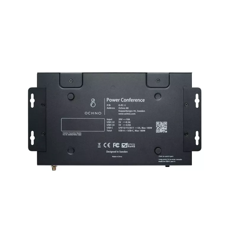 Konferenču sistēma Ochno Power Conference 3 ar vadu USB 3.2 Type-C 4K Ultra HD