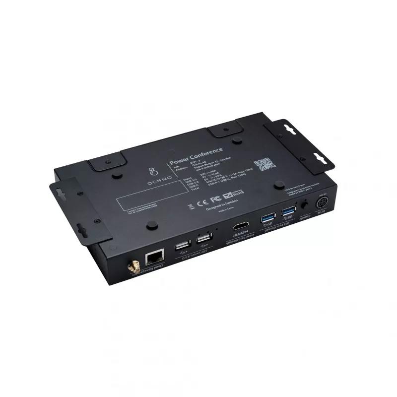 Ochno Power Conference 3 Single, vadu, USB 3.2 Gen 2 (3.1 Gen 2) Type-C, 100 W, 1.4/2.3, 10,100 Mbit/s, melna