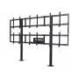 Peerless DS-S555-3X2 multimediju ratiņi/statīvs Melns Multimediju statīvs