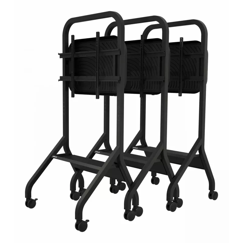 Peerless SR860-EUK reklāmas displeja statīvs 190,5 cm (75 collas) Melns