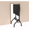 Peerless SR860-EUK reklāmas displeja statīvs 190,5 cm (75 collas) Melns