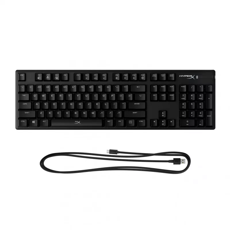 HyperX Alloy Origins klaviatūra spēlēm USB QWERTY US English melna