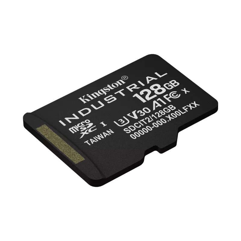 Kingston Technology 128GB microSDXC Industrial C10 A1 pSLC karte, viens iepakojums bez adaptera