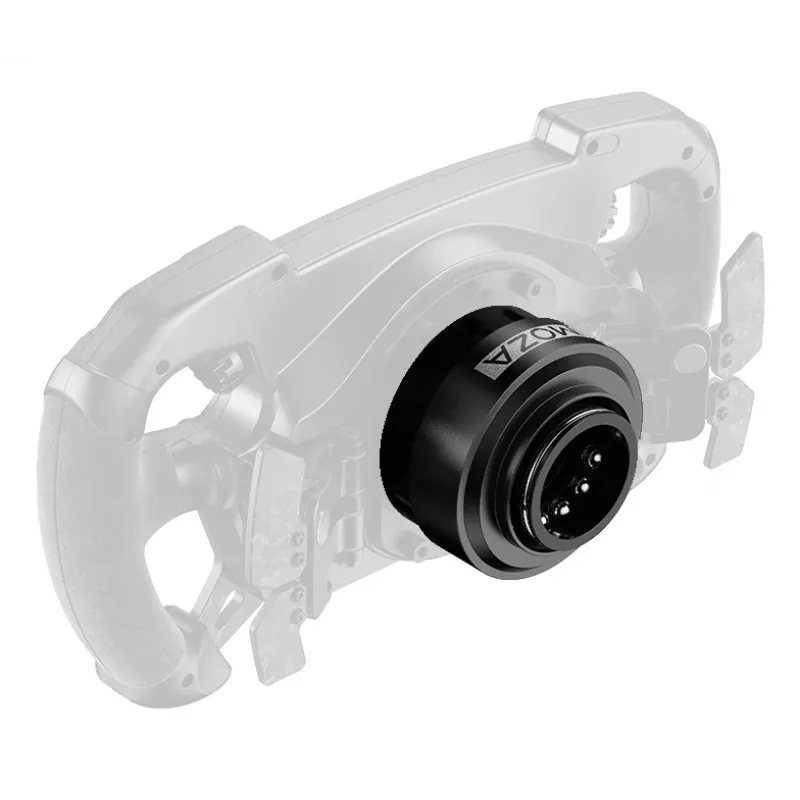Moza Racing Wheel Base Quick Release Adapter, PC, Ātrās atbrīvošanas adapteris, Melna, Alumīnijs, Moza, R21, R16, R9