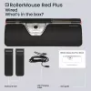 Contour Design Rollerpele Red Plus, plānais klients, vadu – centrālā norādes ierīce – ergonomiska – labrocīga un kreisrocīga – vadu – USB-C