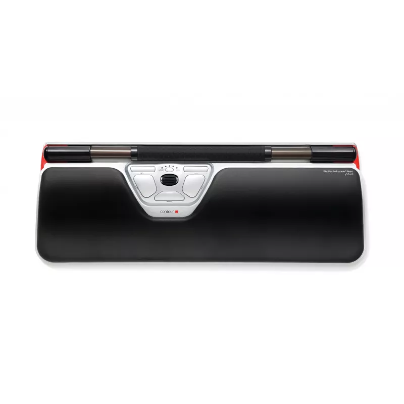 Contour Design Rollerpele Red Plus + Balance vadu, pilnizmēra (100%), vadu, USB, QWERTY, melns, pele iekļauta