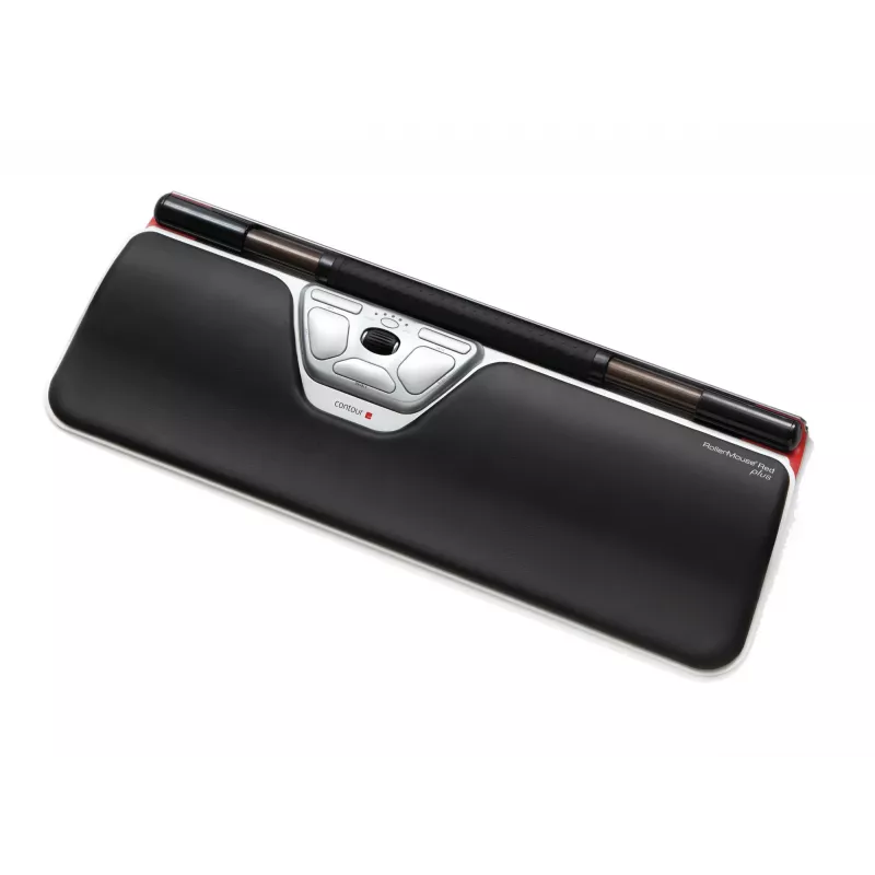 Contour Design Rollerpele Red Plus + Balance vadu, pilnizmēra (100%), vadu, USB, QWERTY, melns, pele iekļauta