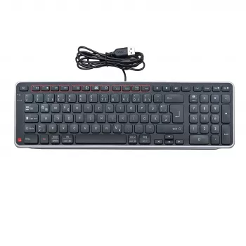 Contour Design Balance tastatūra DE, vadu, pilnizmēra (100%), bezvadu, RF bezvadu + USB, QWERTZ, melna