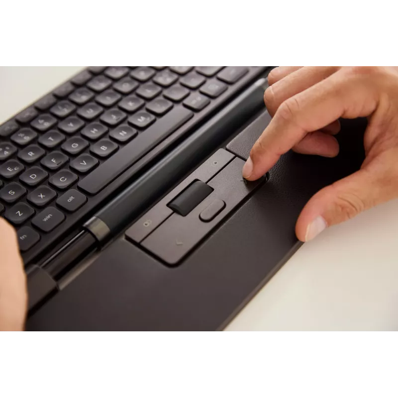 Contour Design RollerMouse Pro plāna plaukstas balsta no vegānu ādas bezvadu