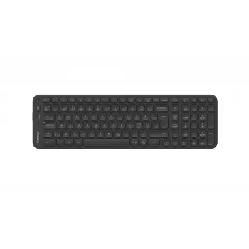 Bezvadu tastatūra Contour Balance Mid-Size — Contour; Pan Nordic izkārtojums, RF Wireless + Bluetooth, 106 taustiņi, šķērveida slēdzis, melna