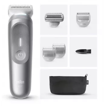 Ķermeņa apgriezējs Braun Series 7 BG7550 pelēka Lithium-Ion baterija