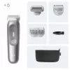 Ķermeņa apgriezējs Braun Series 7 BG7550 pelēka Lithium-Ion baterija