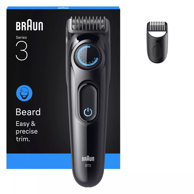 Bārdas trimmeris Braun BT3500 AC/Battery 20 Melns Precision Trimmer