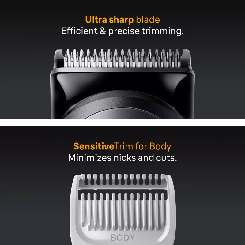 Braun AIO5520 matu trimmeris/frizieris Melns, pelēks 14 Lithium-Ion (Li-Ion)