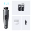 Braun AIO3500 matu trimmeris/klippers melns, pelēks 14 niķeļa-metāla hidrīda (NiMH)