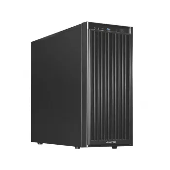 Datora korpuss CHIEFTEC BW-01B-OP Midi Tower ATX/ITX, balsta 6×3,5 collu + 4×2,5 collu, 2×5,25 collu, aizmugurē 1×120 mm, SGCC, melns, 200×510×465 mm