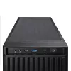 Datora korpuss CHIEFTEC BW-01B-OP Midi Tower ATX/ITX, balsta 6×3,5 collu + 4×2,5 collu, 2×5,25 collu, aizmugurē 1×120 mm, SGCC, melns, 200×510×465 mm