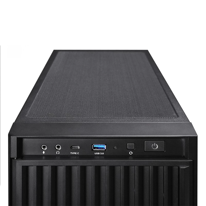 Datora korpuss CHIEFTEC BW-01B-OP Midi Tower ATX/ITX, balsta 6×3,5 collu + 4×2,5 collu, 2×5,25 collu, aizmugurē 1×120 mm, SGCC, melns, 200×510×465 mm