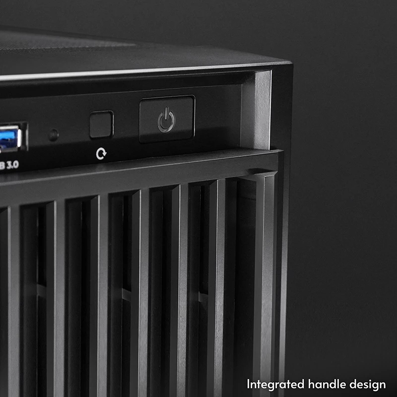 Datora korpuss CHIEFTEC BW-01B-OP Midi Tower ATX/ITX, balsta 6×3,5 collu + 4×2,5 collu, 2×5,25 collu, aizmugurē 1×120 mm, SGCC, melns, 200×510×465 mm
