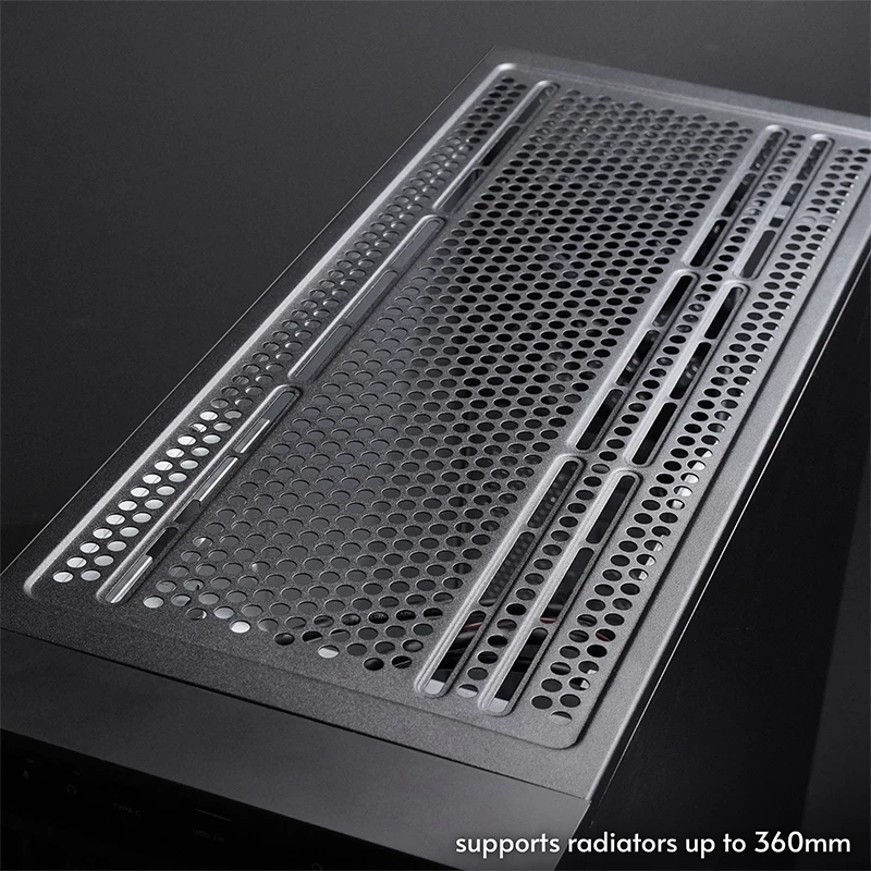 Datora korpuss CHIEFTEC BW-01B-OP Midi Tower ATX/ITX, balsta 6×3,5 collu + 4×2,5 collu, 2×5,25 collu, aizmugurē 1×120 mm, SGCC, melns, 200×510×465 mm