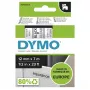 Autentiskas DYMO D1 uzlīmes | Melna druka uz caurspīdīgas lentes | 12 mm x 7 m | Pašlīmējošas uzlīmes LabelManager uzlīmju printeriem | Ražots Eiropā