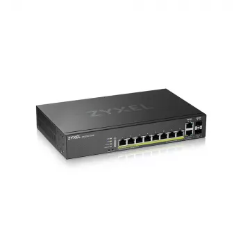 Zyxel GS2220-10HP-EU0101F tīkla komutators Pārvaldāms L2 Gigabit Ethernet (10/100/1000) Power over Ethernet (PoE) Melns