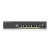 Zyxel GS2220-10HP-EU0101F tīkla komutators Pārvaldāms L2 Gigabit Ethernet (10/100/1000) Power over Ethernet (PoE) Melns